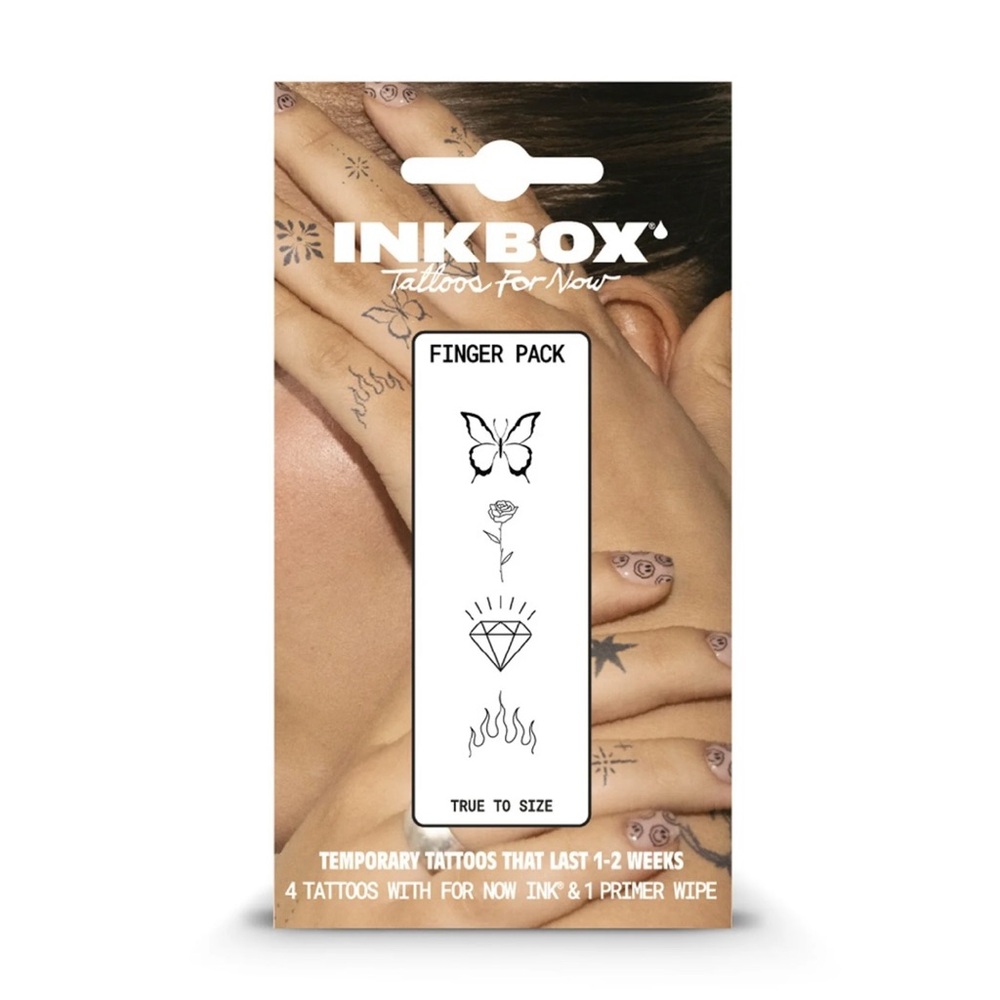 Inkbox Temporary Tattoos Trendsetter Water-Resistant in Black